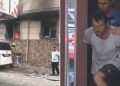 Eşi ve çocuklarının içinde bulunduğu daireyi yaktı!