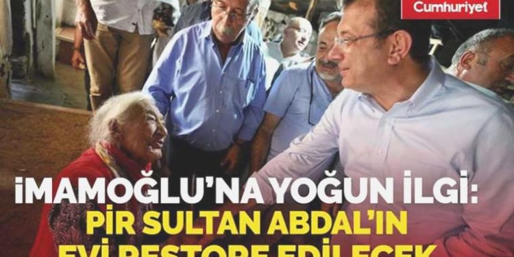 İmamoğlu’na Tunceli’de ağır ilgi! İBB, Pir Sultan Abdal’ın meskenini restore ediyor