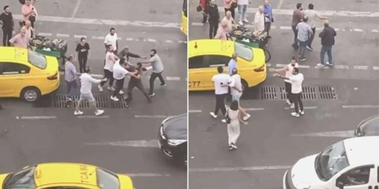 Kadıköy’de taksimetre hengamesi… Ortalık savaş alanına döndü