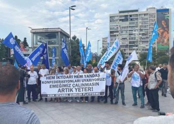 KESK’ten ‘zam’ protestosu: Emeğimiz çalınmasın artık yeter!