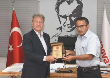 Malatya’dan Bornova Belediye Lideri İduğ’a teşekkür ziyareti