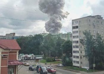 Rus ordusuna materyal üreten fabrikada patlama