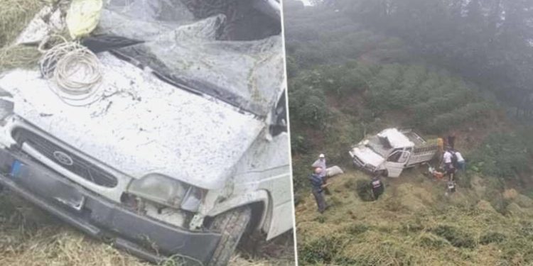 Trabzon’da feci kaza: Kamyonet şarampole yuvarlandı, 3 kişi hayatını kaybetti
