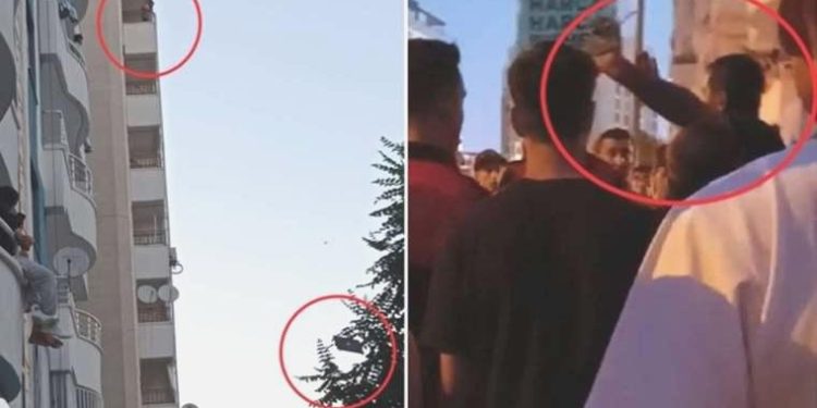 Annesini darbedip rehin aldı, eşyaları sokağa fırlattı