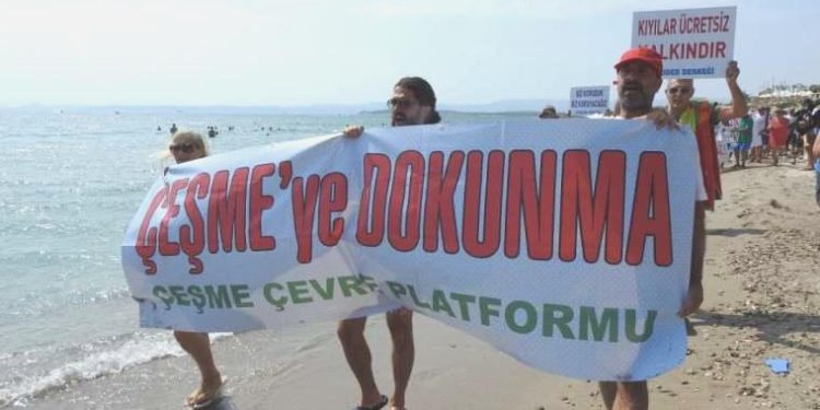 Çeşme’de ‘beach club’lara reaksiyonlar sürüyor