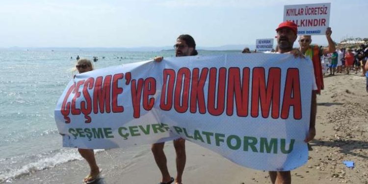 Çeşme’de ‘beach club’lara reaksiyonlar sürüyor