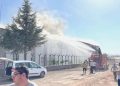 Kırıkkale’de savunma endüstrisine yönelik üretim yapan fabrikada yangın!