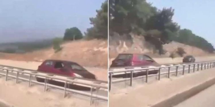 Mevte davetiye çıkardı… Otoyolda karşıt şeritten kilometrelerce ilerledi