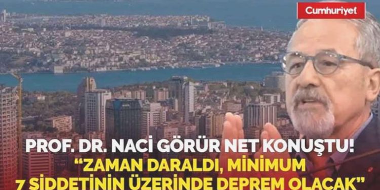 Naci Görür ‘İstanbul’ için tarih vererek uyardı! “Zaman daraldı, 7 üzerinde zelzele bekliyoruz”