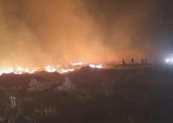Niğde’de mera yangını: Müdahale için yola çıkan itfaiyeciler kaza yaptı
