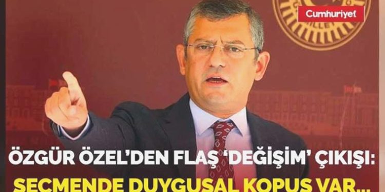 Özgür Özel’den gündemi sarsacak ‘değişim’ açıklamaları! Seçmende duygusal kopuş var…