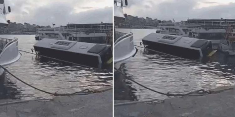 Son Dakika: Eminönü’nde İETT otobüsü denize düştü