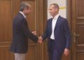 UEFA Lideri Aleksander Ceferin ile Yunanistan Başbakanı Kiryakos Miçotakis ortasında holiganizm görüşmesi