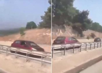 Vefata davetiye çıkardı… Otoyolda karşıt şeritten kilometrelerce ilerledi