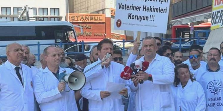 Veteriner doktorlar, 1 günlüğüne iş bıraktı
