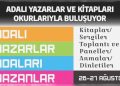 Adalı muharrirler okurlarıyla buluşuyor