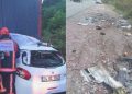 Araba, park halindeki TIR’a çarptı: 2 meyyit
