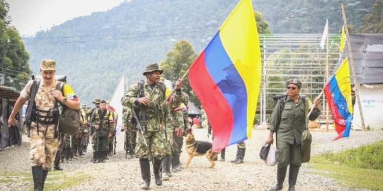 Eski FARC mensupları, köylülerin giriş ve çıkışlarına pürüz oldu