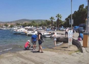 Foça’da turizmi denizanası vurdu, plajlar boş kaldı