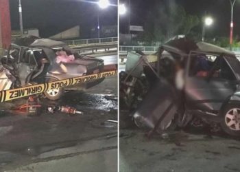 Güreşçilerin olduğu araba kaza yaptı: 4 meyyit, 1 ağır yaralı