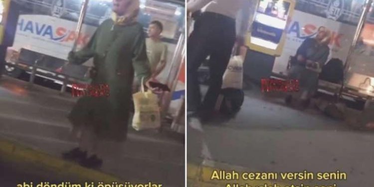 Havalimanında genç ikili kelamlı taciz: Hakaretler ve beddualar yağdırdı