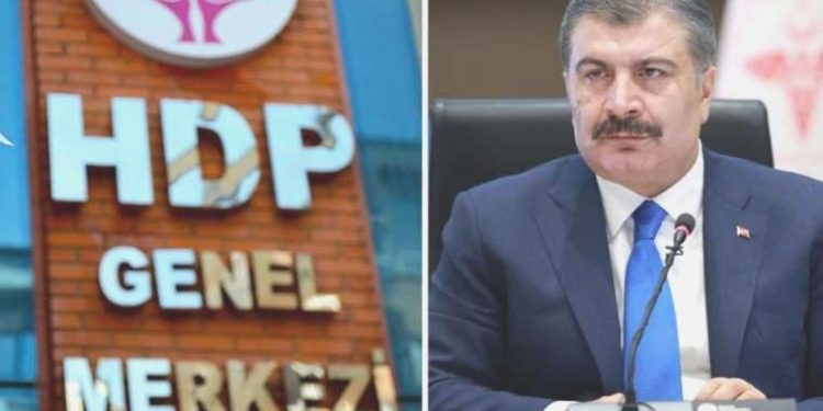 HDP’den Bakan Koca’ya ‘e-Reçete’ reaksiyonu: ‘Bari sen lisanına sahip çıksaydın’