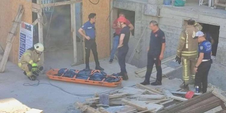 İnşaat boşluğuna düşen adam hayatını kaybetti