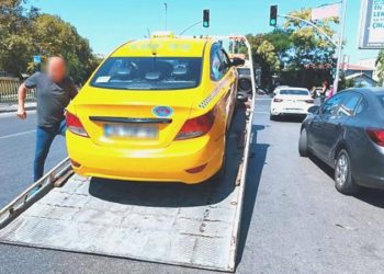 İstanbul’da yolcu seçen taksiciler 10 gün trafikten men edildi