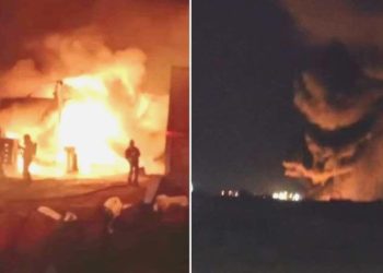 Kocaeli’nde asfalt eritme tankında patlama: 2 yaralı