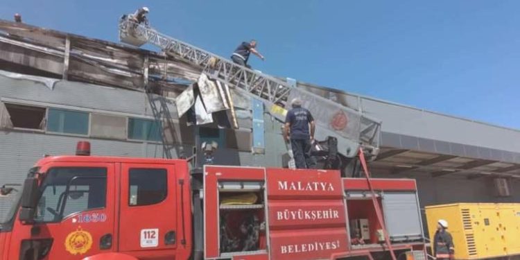 Malatya’da 2. Organize Sanayi Bölgesi’nde iki başka yerde yangın!