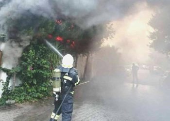 Marmaris’te otelde yangın! Dumanlar gökyüzünü kapladı…