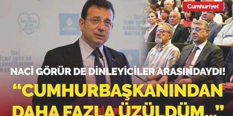 Naci Görür de dinleyiciler arasındaydı! Ekrem İmamoğlu, Erdoğan’a bu türlü seslendi: Sav ediyorum…