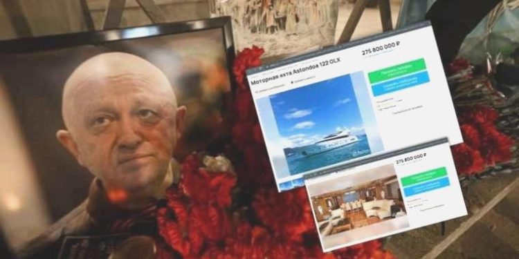 Prigojin’in olduğu argüman edilen bir yat, kaza günü satışa çıkarıldı