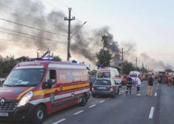 Romanya’da akaryakıt istasyonunda patlama: 1 meyyit, 58 yaralı