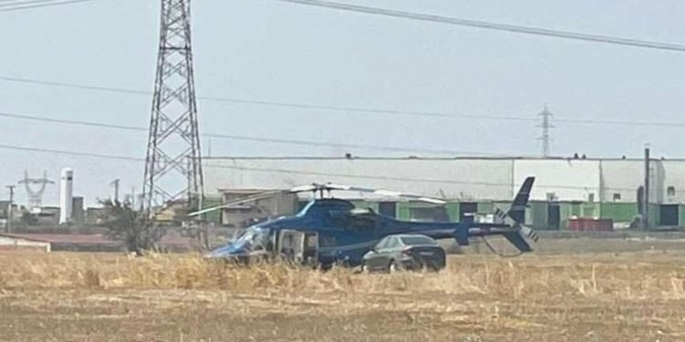 Tekirdağ’da helikopter tarlaya mecburî iniş yaptı
