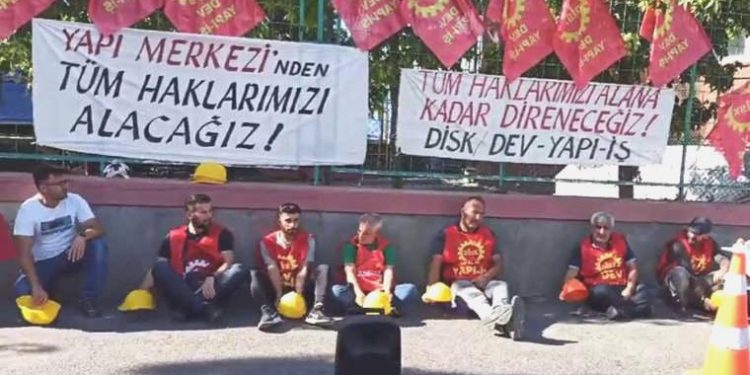 Yapı Merkezi emekçileri 11 gündür grevde: ‘Büyük direneceğiz, büyük kazanacağız’