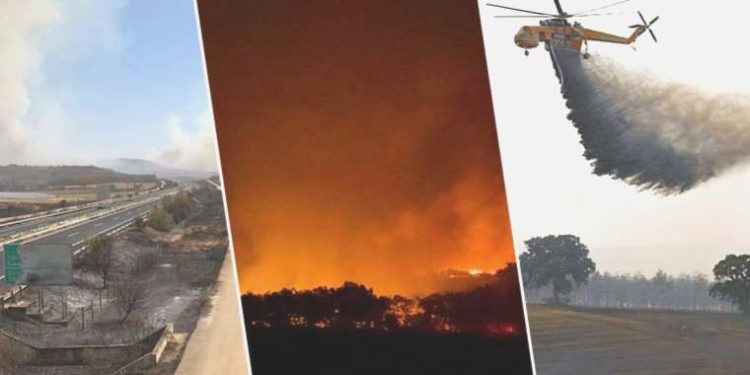 Yunanistan’daki kabus sürüyor: Yangın Türk köylerine ulaştı!