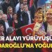 Aydın’da fener alayı yürüyüşüne katılan Kemal Kılıçdaroğlu’na ağır ilgi