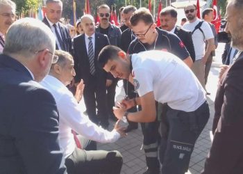 Çorum’da 30 Ağustos merasiminde baro lideri kötüleşti