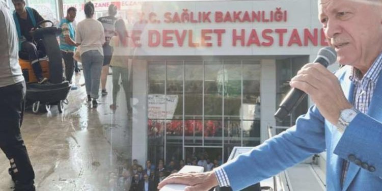 Cumhurbaşkanı Erdoğan açmıştı: Hatay Defne Devlet Hastanesi’ni tekrar su bastı