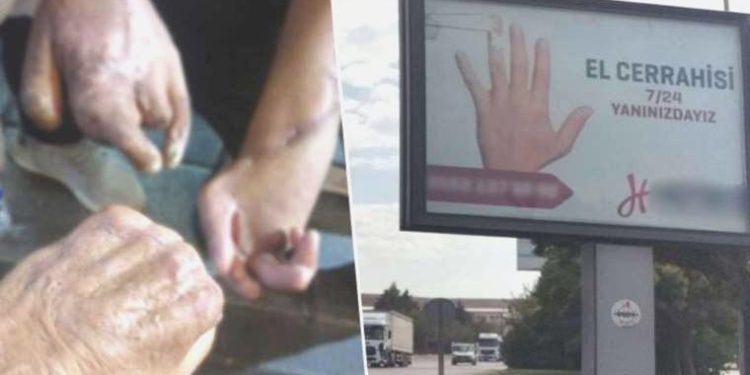 Dokuz personelin elini kaybettiği fabrikanın girişine konulan reklam panosu ‘pes’ dedirtti