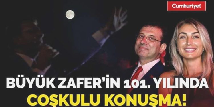 Ekrem İmamoğlu’ndan Büyük Zafer’in 101. yılında coşkulu konuşma! Gençlere bu türlü seslendi…