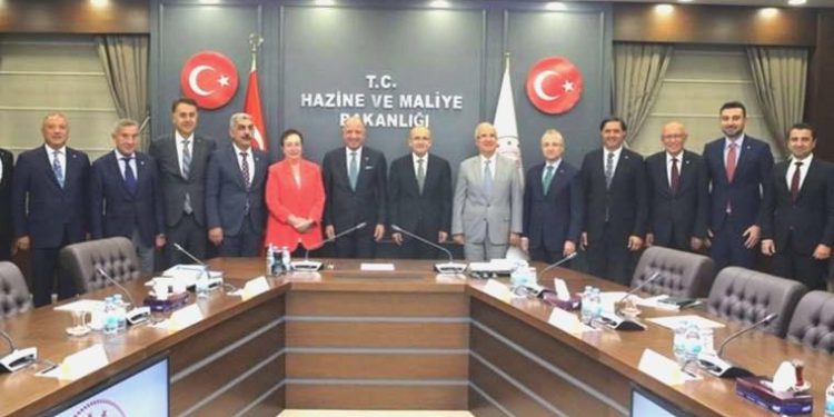 Endüstricilerden Hazine ve Maliye Bakanı Şimşek’e ziyaret