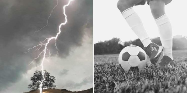 Genç futbolcu, otobüs durağında beklerken yıldırım çarpması sonucu öldü