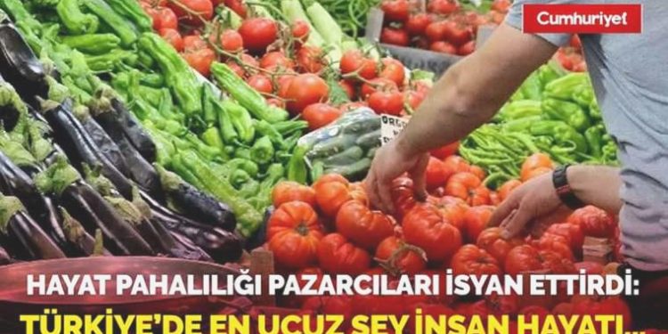 Hayat pahalılığı pazarcıları isyan ettirdi: Günümüzde en ucuz şey insan hayatı…