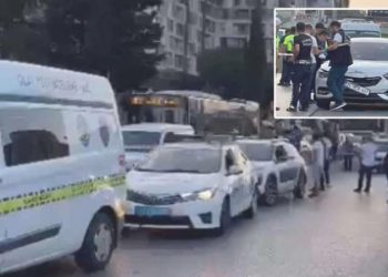 İstanbul Beylikdüzü’nde seyir halindeki arabaya silahlı akın