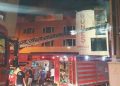 İzmir’de 4 katlı binada yangın paniği!