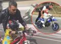 Kenan Sofuoğlu’nun 4 yaşındaki oğlu Zayn motosikletle kaza yaptı