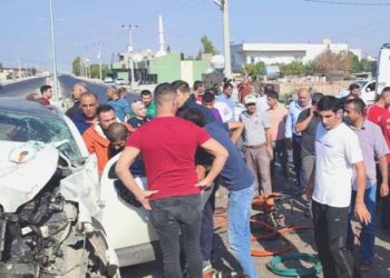 Mardin’de ciple kamyonet çarpıştı: 5 yaralı