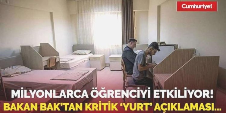 Milyonlarca öğrenciyi etkiliyor! Gençlik ve Spor Bakanı Bak’tan kritik ‘yurt’ açıklaması…